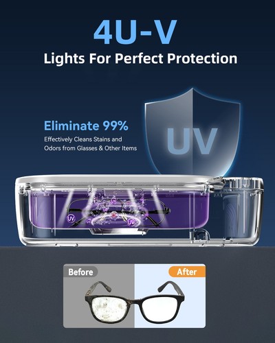 KUNPHY SC-200 UV Ultrasonic Cleaner 400mL Capacity LED Display - photo 5