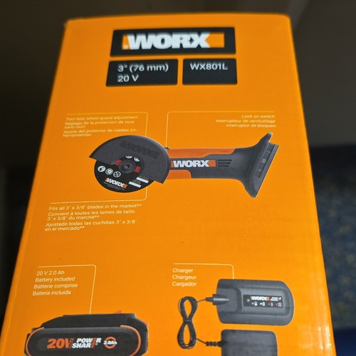 WORX WX801L 20V Cordless Mini Cutter, 3 in Carbide Blade - photo 3