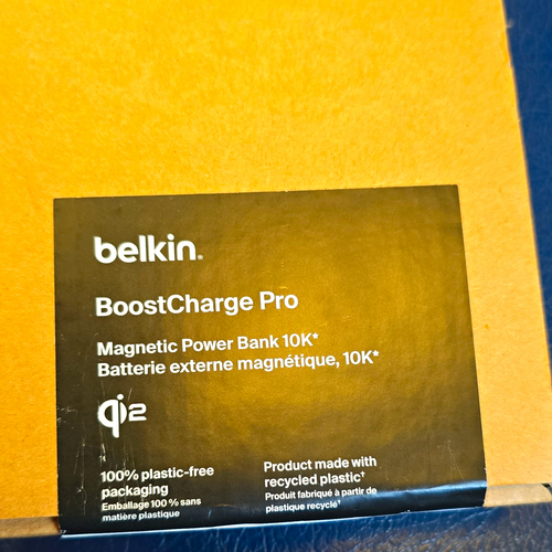 Belkin BoostCharge Pro Qi2 Magnetic Wireless Power Bank 10K Blue - photo 2