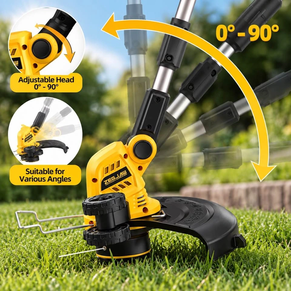 ZEGJAW 20V Cordless String Trimmer & Edger – Battery + Charger - photo 2