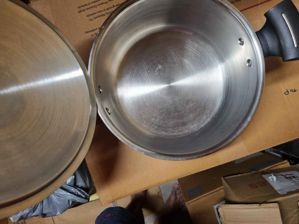 Stainless steel induction cooking pot with lid - 4 litres - photo 3