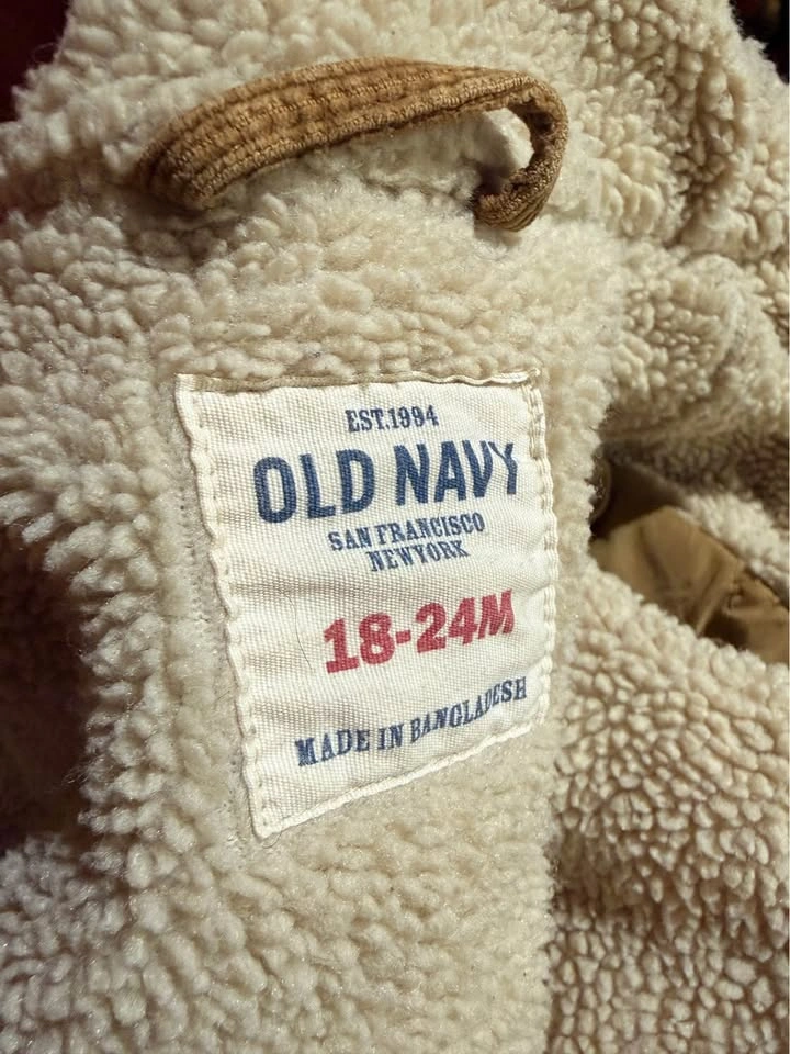 Stylish tan corduroy jacket (24 month toddler) - photo 4