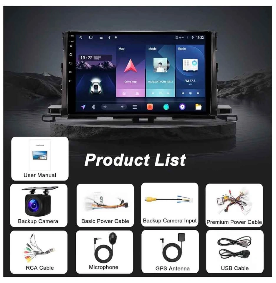 5G WiFi Car Stereo for Toyota Highlander 02-08 - CarPlay/Android - photo 3