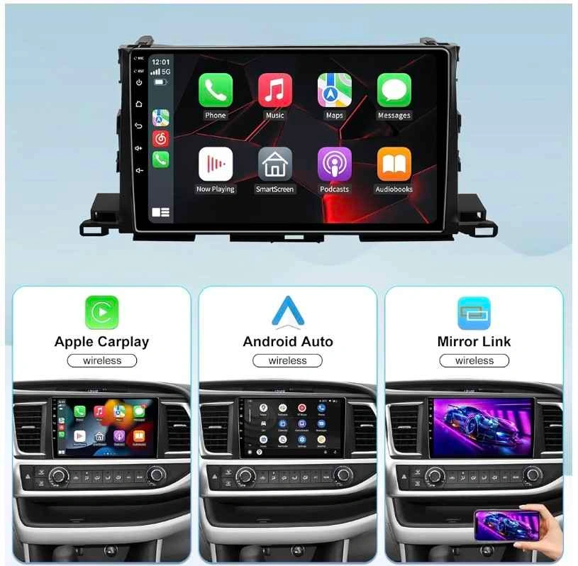 5G WiFi Car Stereo for Toyota Highlander 02-08 - CarPlay/Android - photo 4