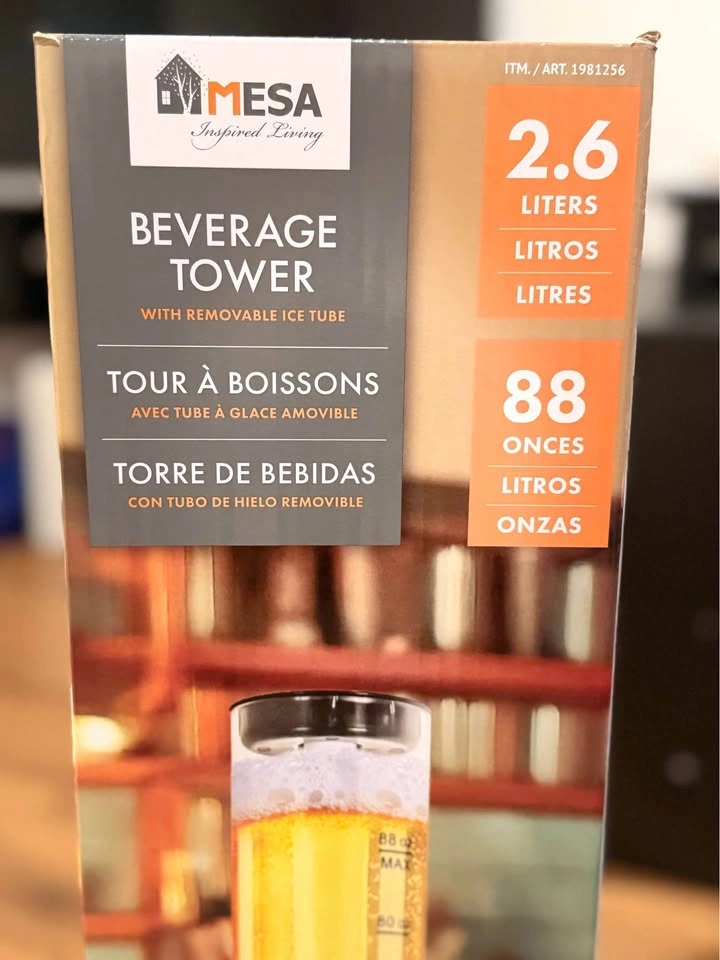 MESA Beverage Tower – Brand New in Box - photo 2