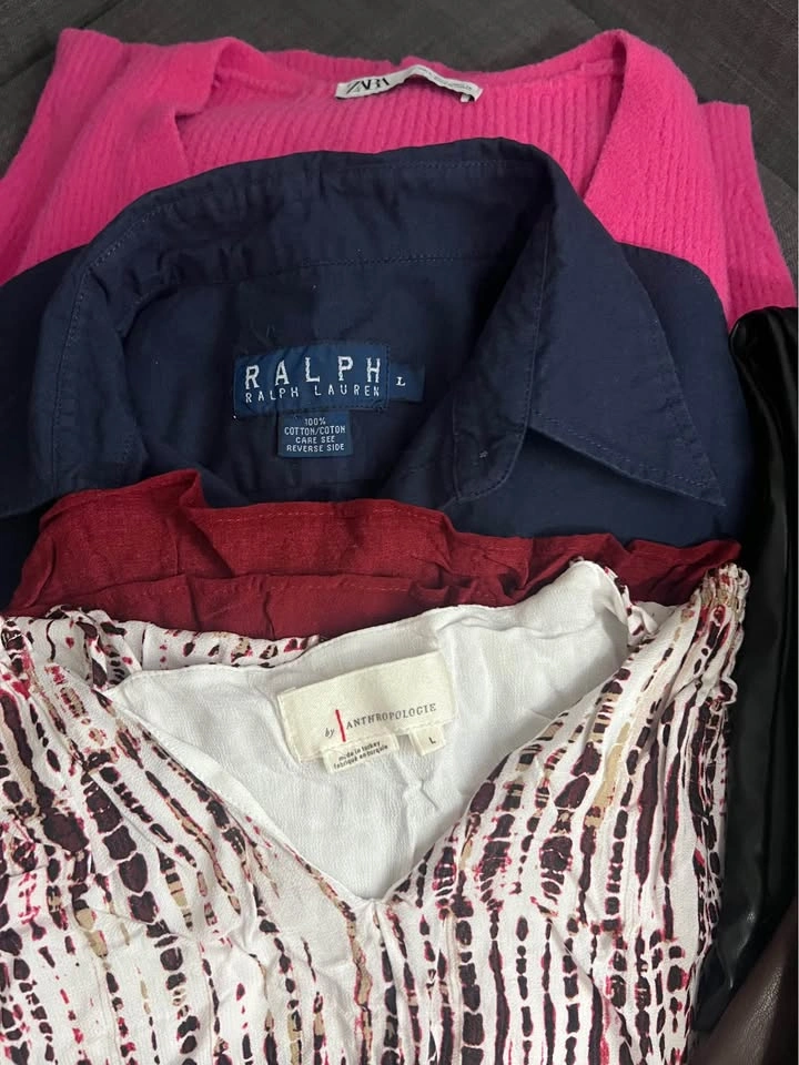 Women's Clothing Lot Size L - Ralph Lauren, Zara, and more - photo 2