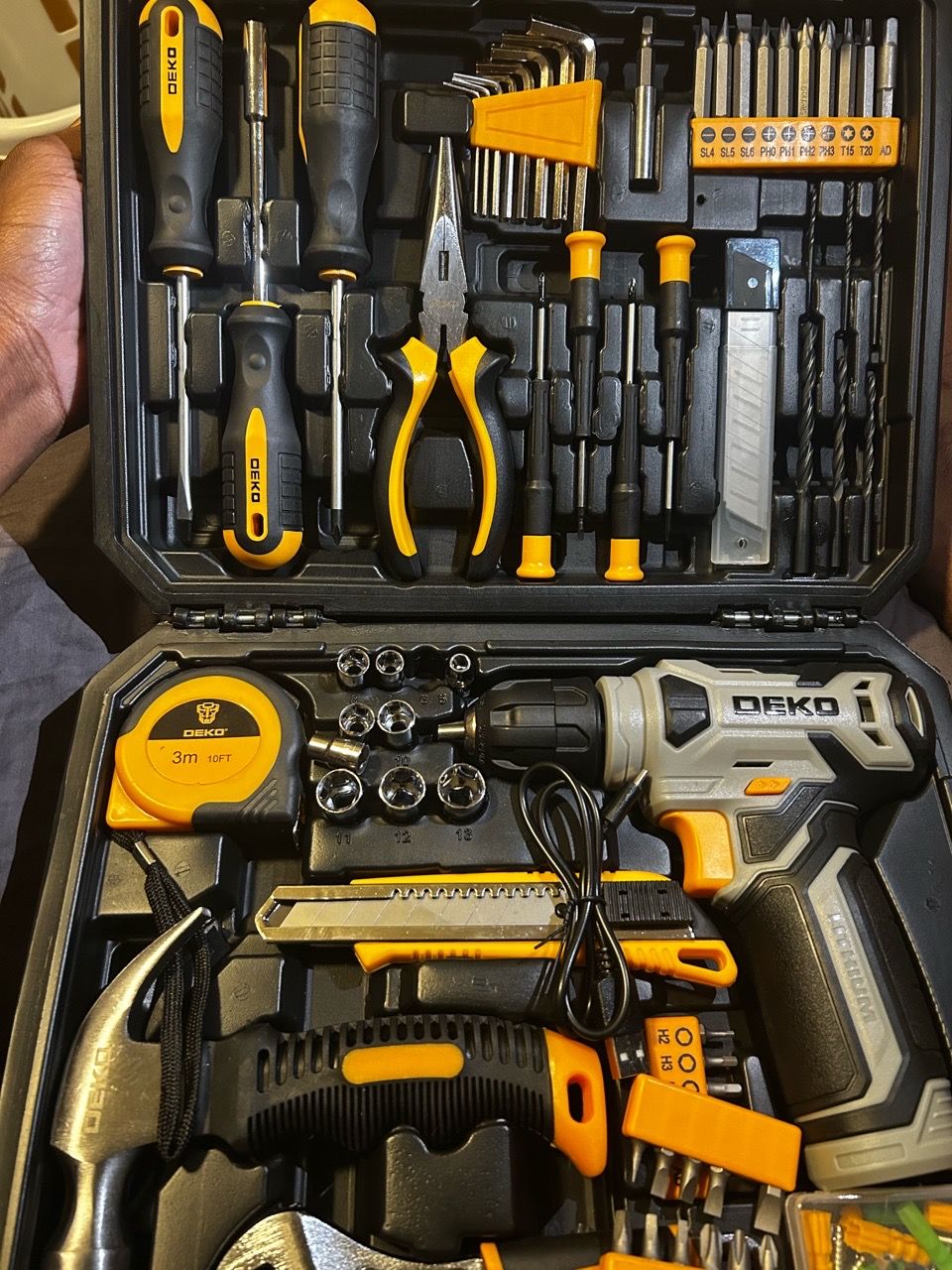 DEKO Home Tool Kit with Drill