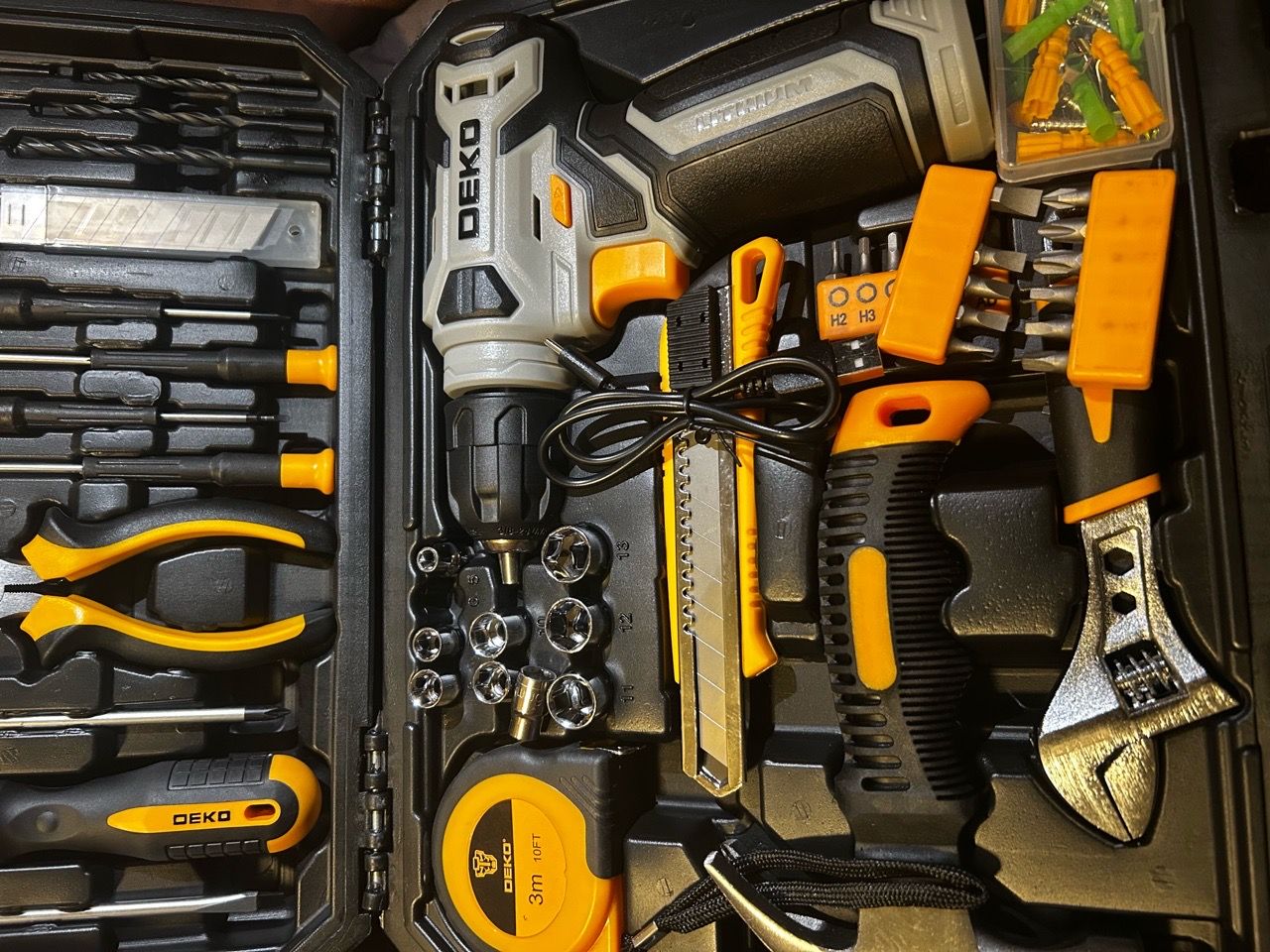 DEKO Home Tool Kit with Drill - photo 2