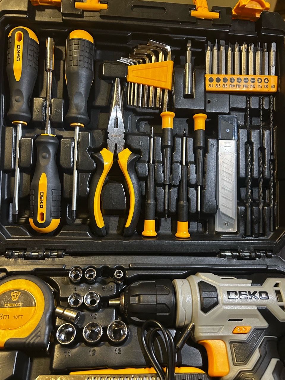 DEKO Home Tool Kit with Drill - photo 3