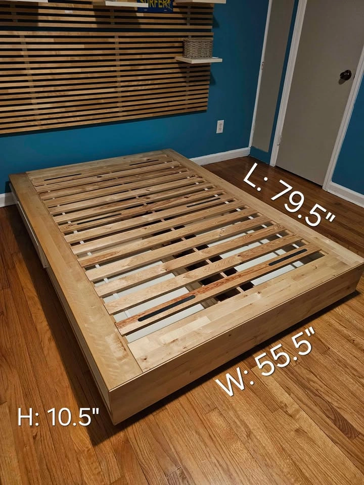 IKEA MANDAL full-size bed frame - photo 2