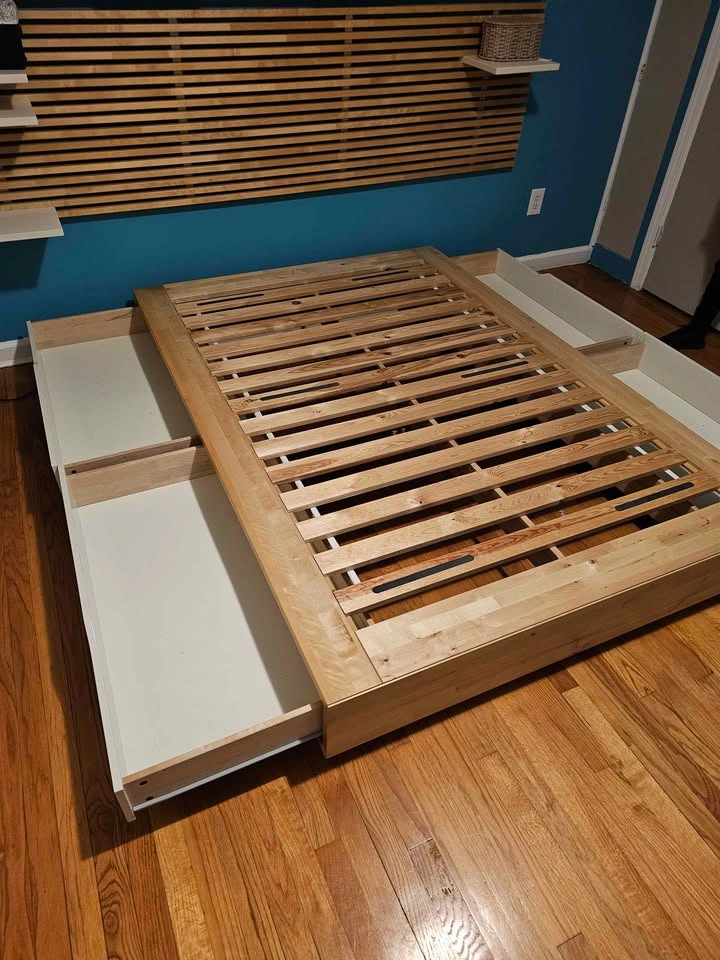 IKEA MANDAL full-size bed frame - photo 4