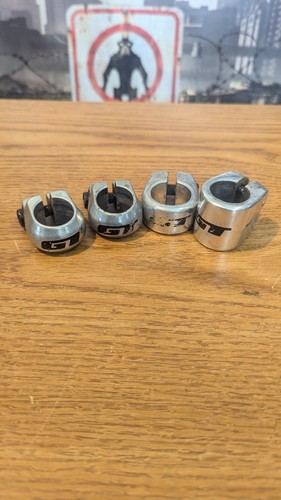 Rare GT BMX Lot: 4 Authentic Chrome Seat Clamps