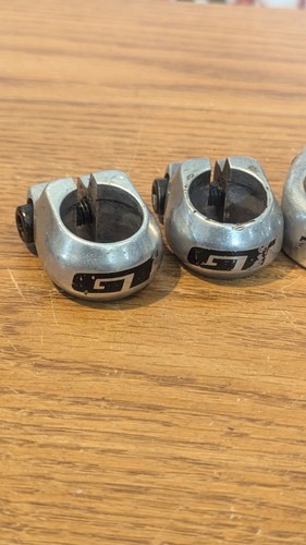 Rare GT BMX Lot: 4 Authentic Chrome Seat Clamps - photo 2