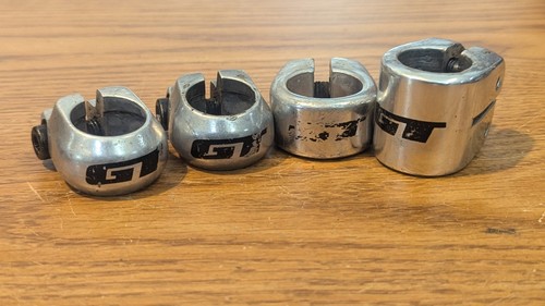 Rare GT BMX Lot: 4 Authentic Chrome Seat Clamps - photo 4