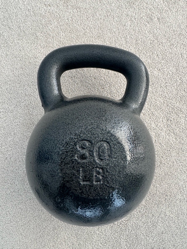 80lb kettle bell
