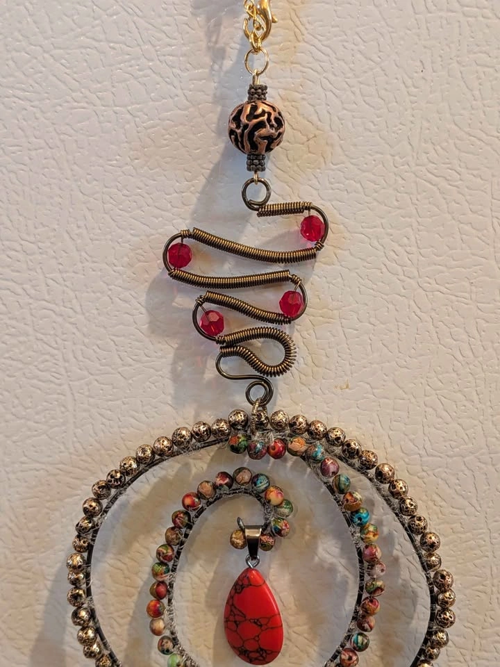 Rose Fire Sun Catcher - photo 2