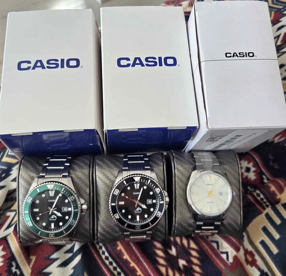2 Casio Duro 106 and MTP1302D-7A2V