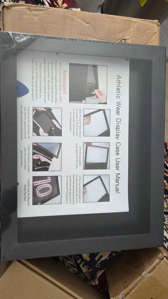 TOYANDONA Jersey Frame Display Case Shadow Box 14" x 11" - photo 3