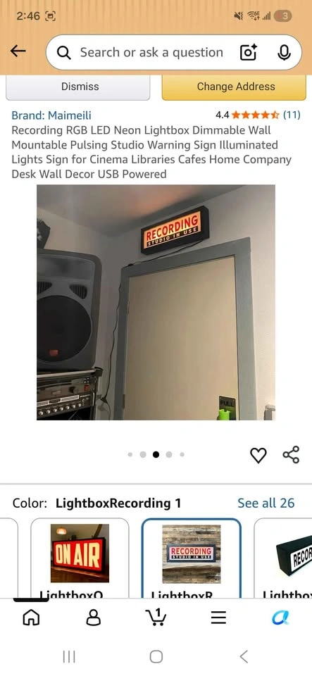 Maimeili Recording RGB LED Neon Lightbox Sign - photo 2