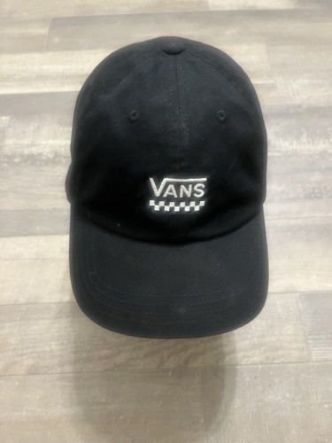 Vans Off The Wall Black Cotton Adjustable Mens Cap