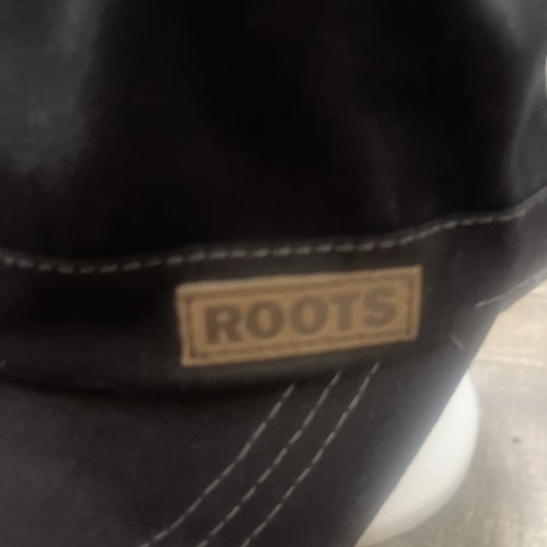 Roots Black Cotton Military Style Womens Cap - photo 2
