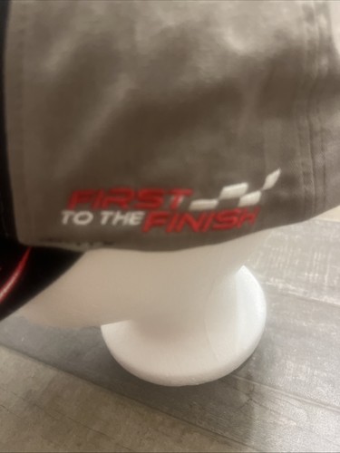 Dodge Motorsports Black Red White Flames Cotton Mens Cap - photo 2