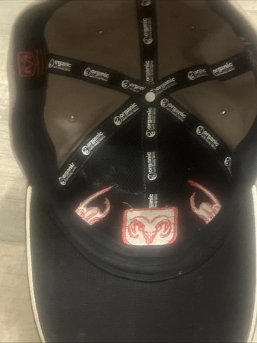 Dodge Motorsports Black Red White Flames Cotton Mens Cap - photo 4