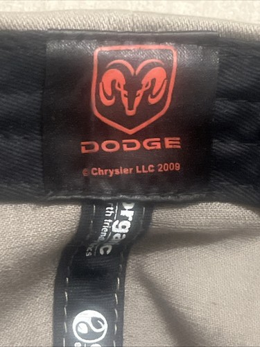 Dodge Motorsports Black Red White Flames Cotton Mens Cap - photo 5