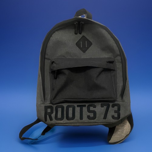 Roots 73 Grey Backpack Front Pocket Small Womens