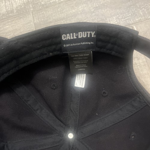 Call Of Duty Black Cotton Adjustable Mens Baseball Cap - photo 5