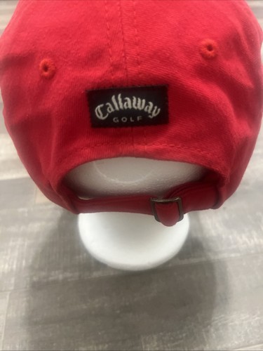 Callaway Golf Red Cotton Adjustable Mens Cap - photo 3