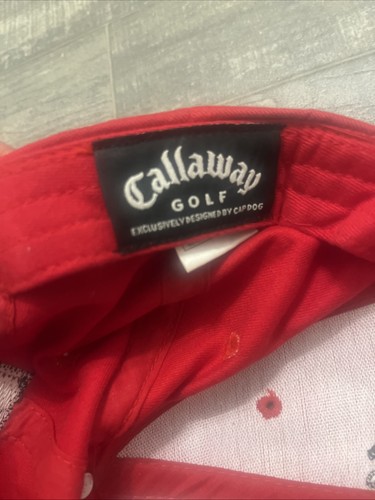 Callaway Golf Red Cotton Adjustable Mens Cap - photo 5