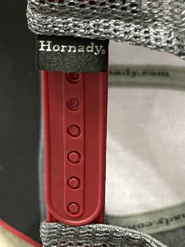 Hornady Ammunition snapback burgundy Red Grey Cap Mens - photo 4