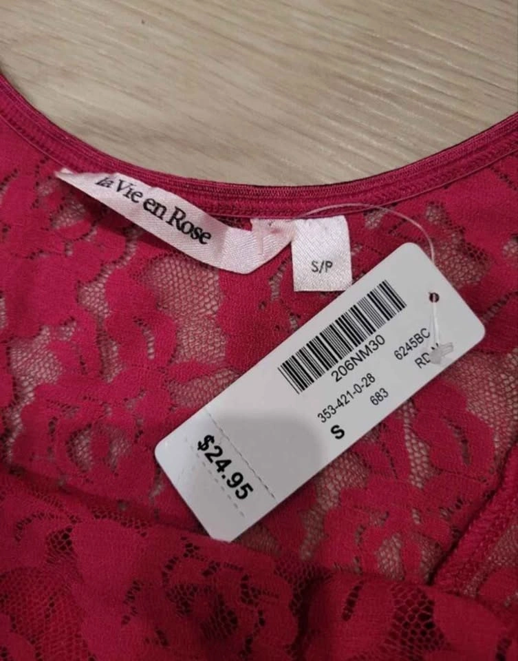 La Vie En Rose Women S Lace Sleep Dress NWT - photo 3