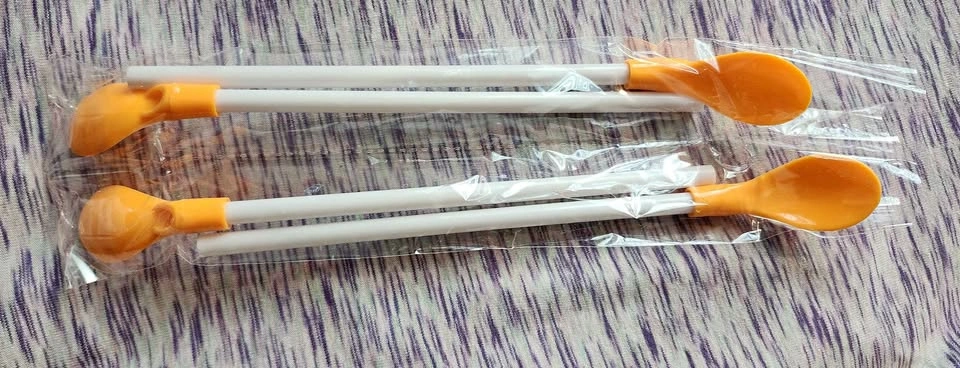 Reusable Spoon Straws for Smoothies and Shakes