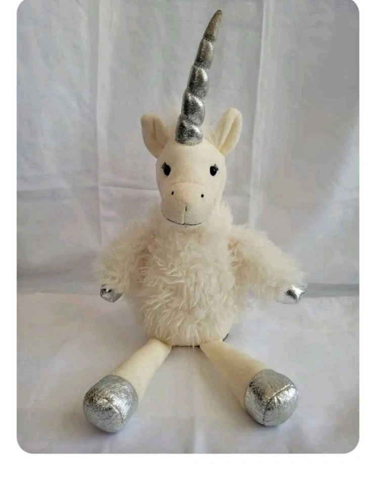 Jellycat "Pearl" The Unicorn White Silver 15" Plush