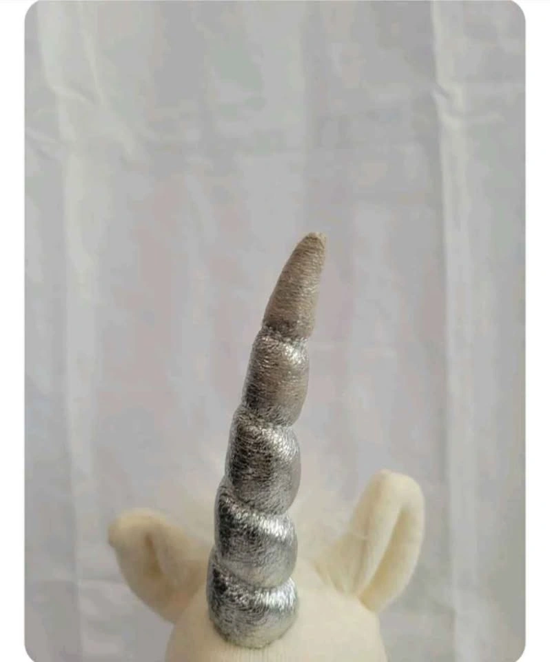 Jellycat "Pearl" The Unicorn White Silver 15" Plush - photo 2