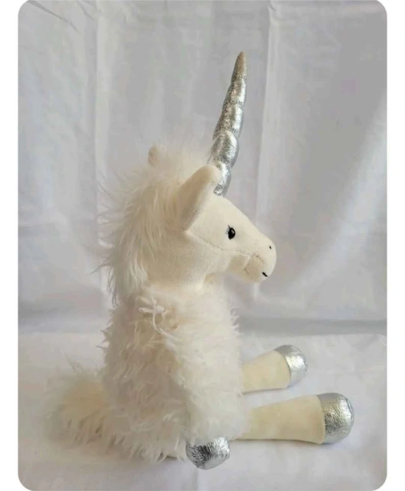 Jellycat "Pearl" The Unicorn White Silver 15" Plush - photo 3