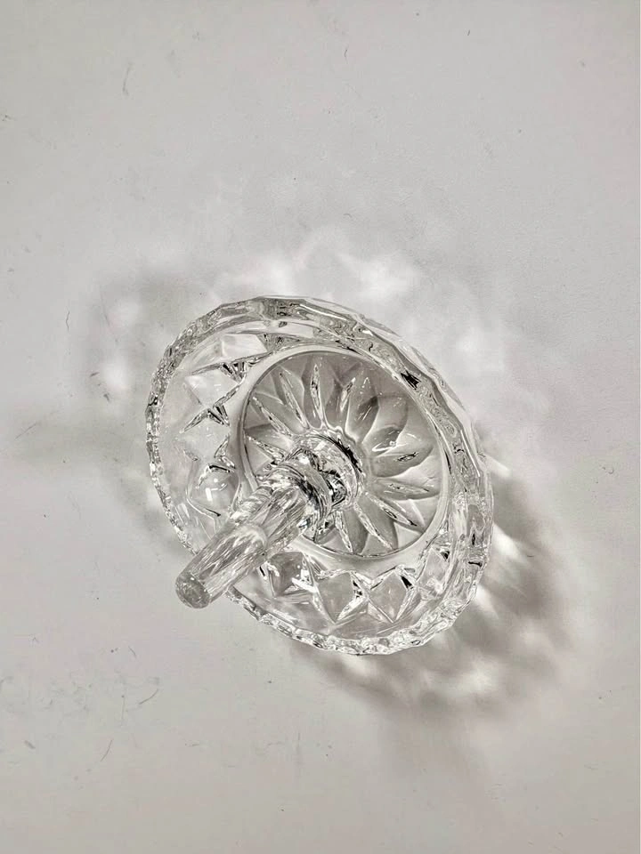 Vintage Crystal Ring Holder Dish - photo 4