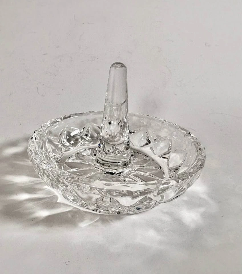 Vintage Crystal Ring Holder Dish - photo 5