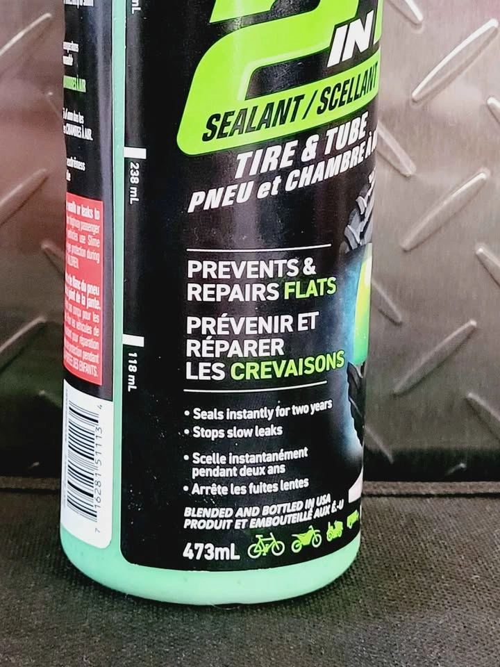 Slime 2 In 1 tire sealant 473ML - photo 3