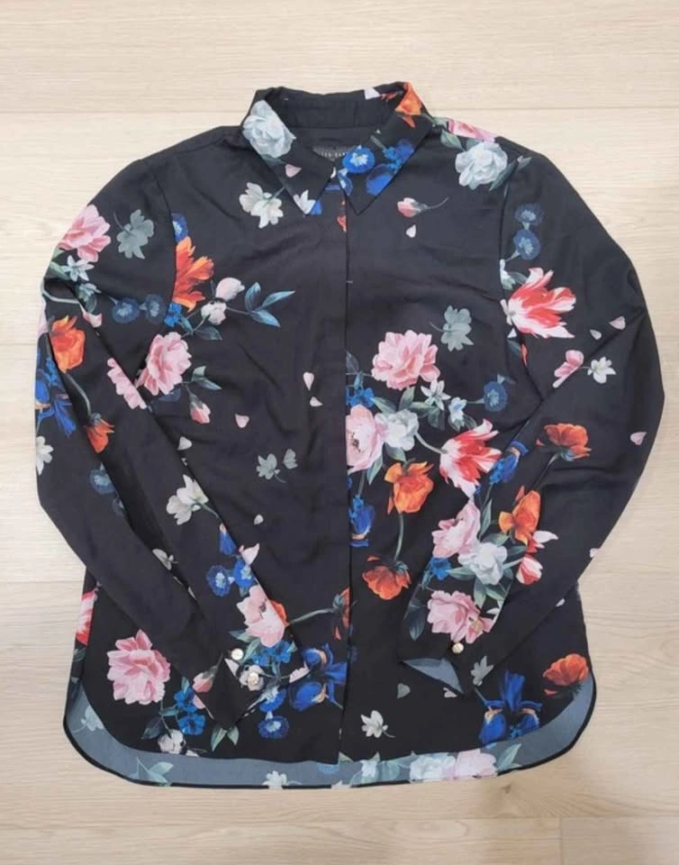 Ted Baker Floral Button-Down Shirt Blouse - photo 2