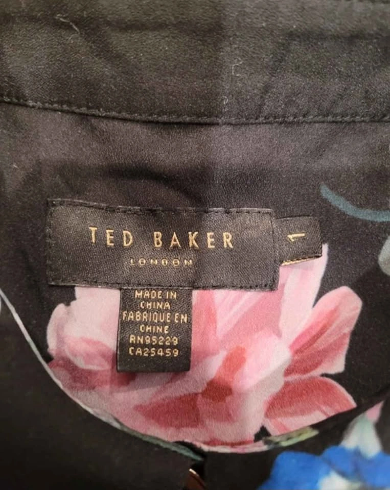 Ted Baker Floral Button-Down Shirt Blouse - photo 3