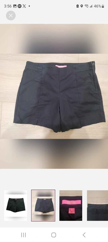 Lilly Pulitzer Women 2 Arabeth Black Stretch Shorts - photo 2