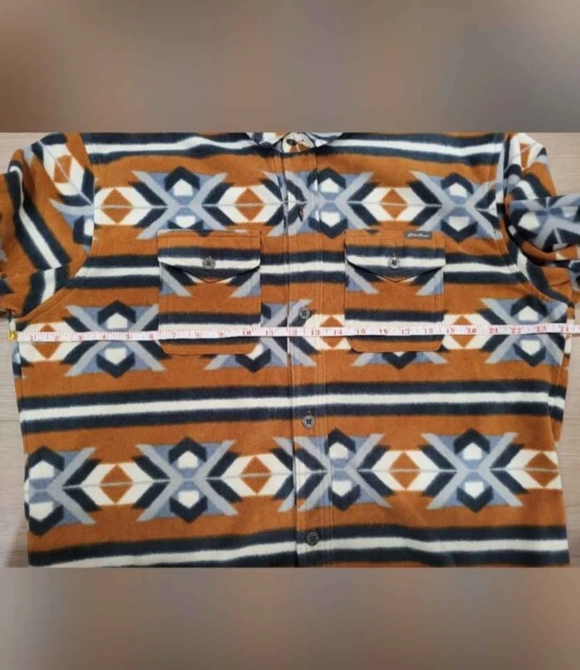 Eddie Bauer Men's Chutes Microfleece Aztec Sweater - photo 4