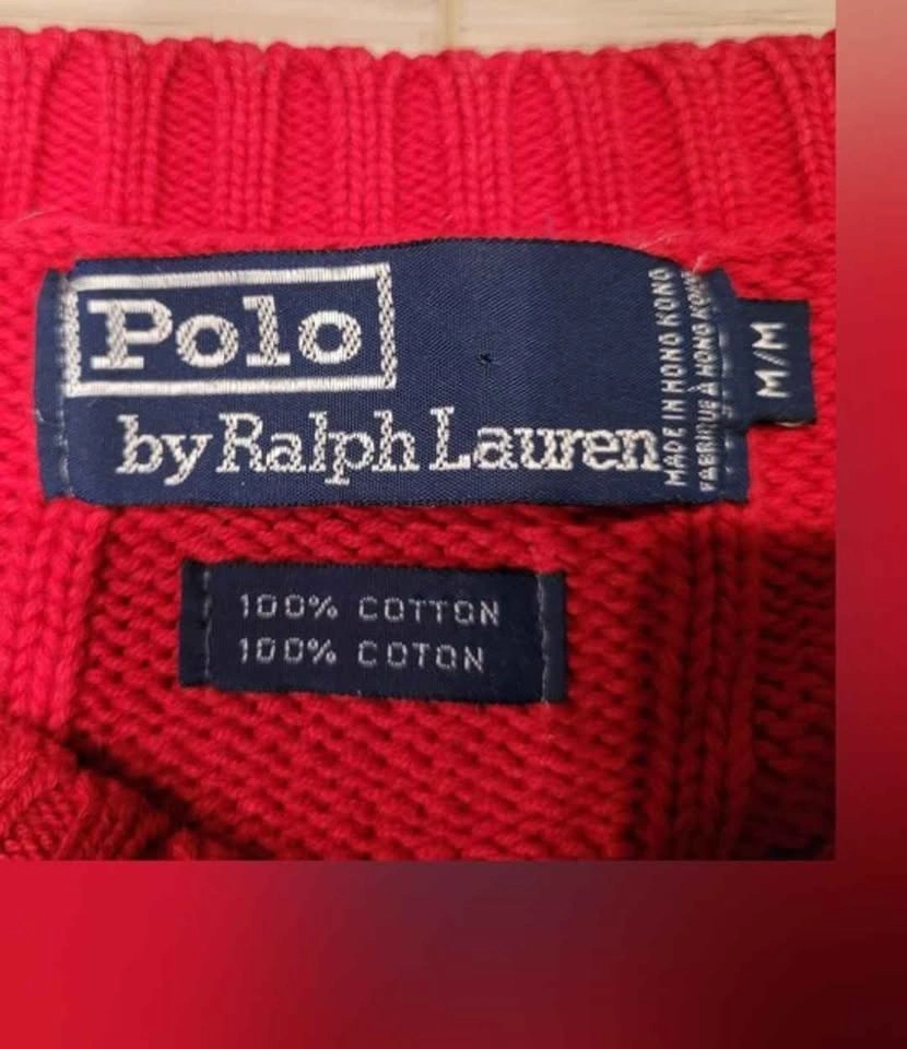 Rare Colorblock Polo by Ralph Lauren Men’s M Knit Sweater - photo 3