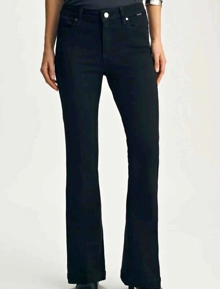 Mavi High Rise Flare Women 28 Black Corduroy "Sydney" NWT