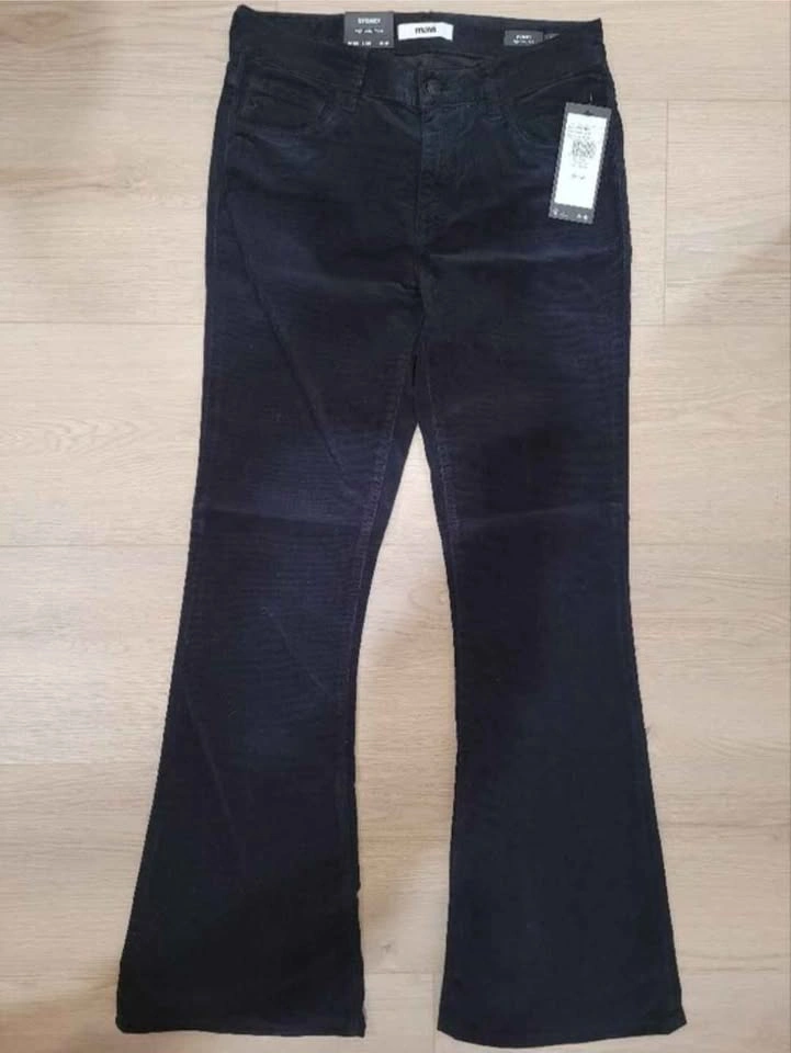 Mavi High Rise Flare Women 28 Black Corduroy "Sydney" NWT - photo 2