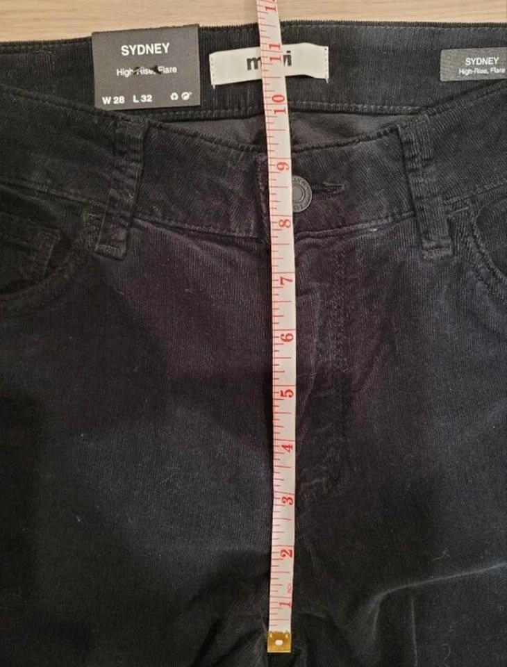 Mavi High Rise Flare Women 28 Black Corduroy "Sydney" NWT - photo 5