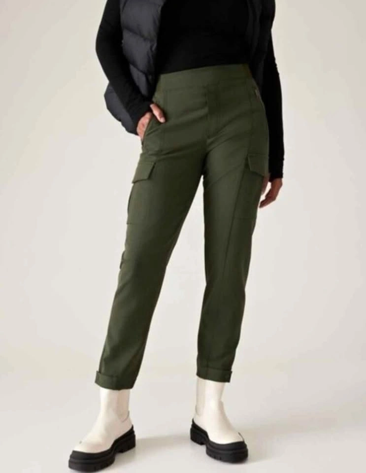 Athleta Olive Green Endless High Rise Cargo Pant